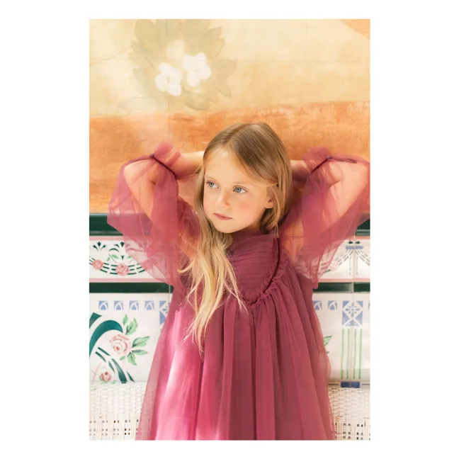 Robe Sandra Tulle | Vieux Rose