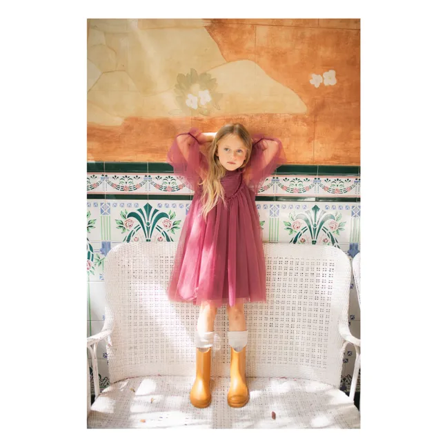 Robe Sandra Tulle | Vieux Rose