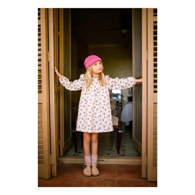Robe Debbie Fleurie | Ecru