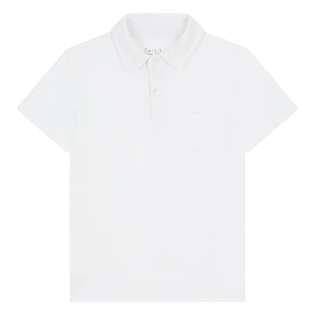 Polo-Shirt Jersey | Weiß