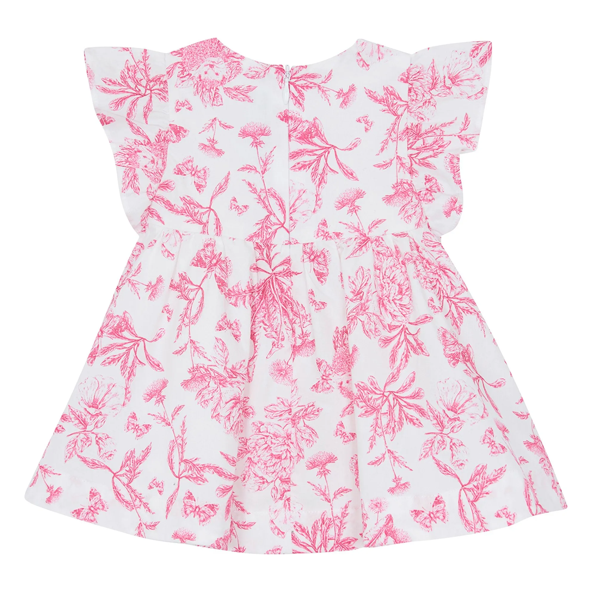 Robe Fleurs - Inspiration Toile de Jouy | Rose- Image produit n°4