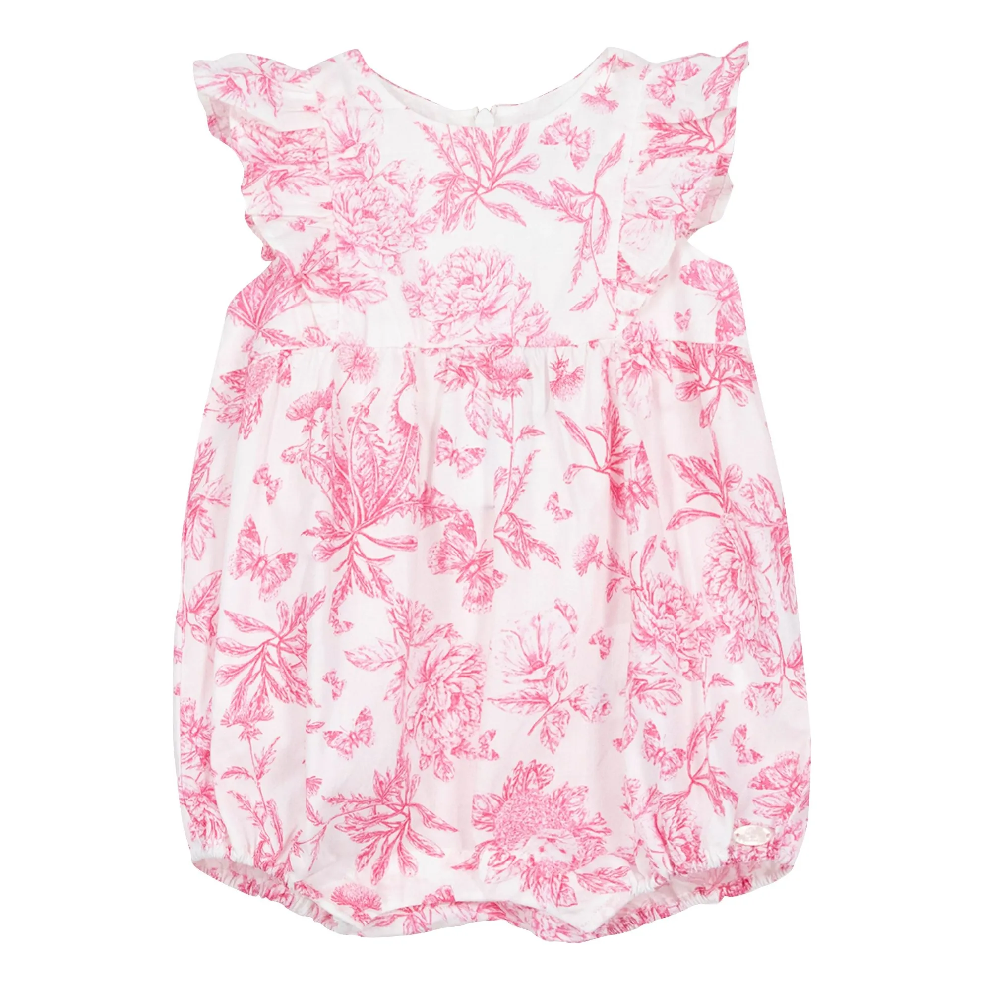Tartine Et Chocolat Pink Floral Romper - Inspired By Toile De Jouy