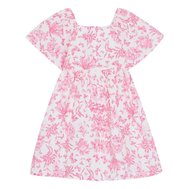 Robe Fleurie - Inspiration Toile de Jouy | Rose