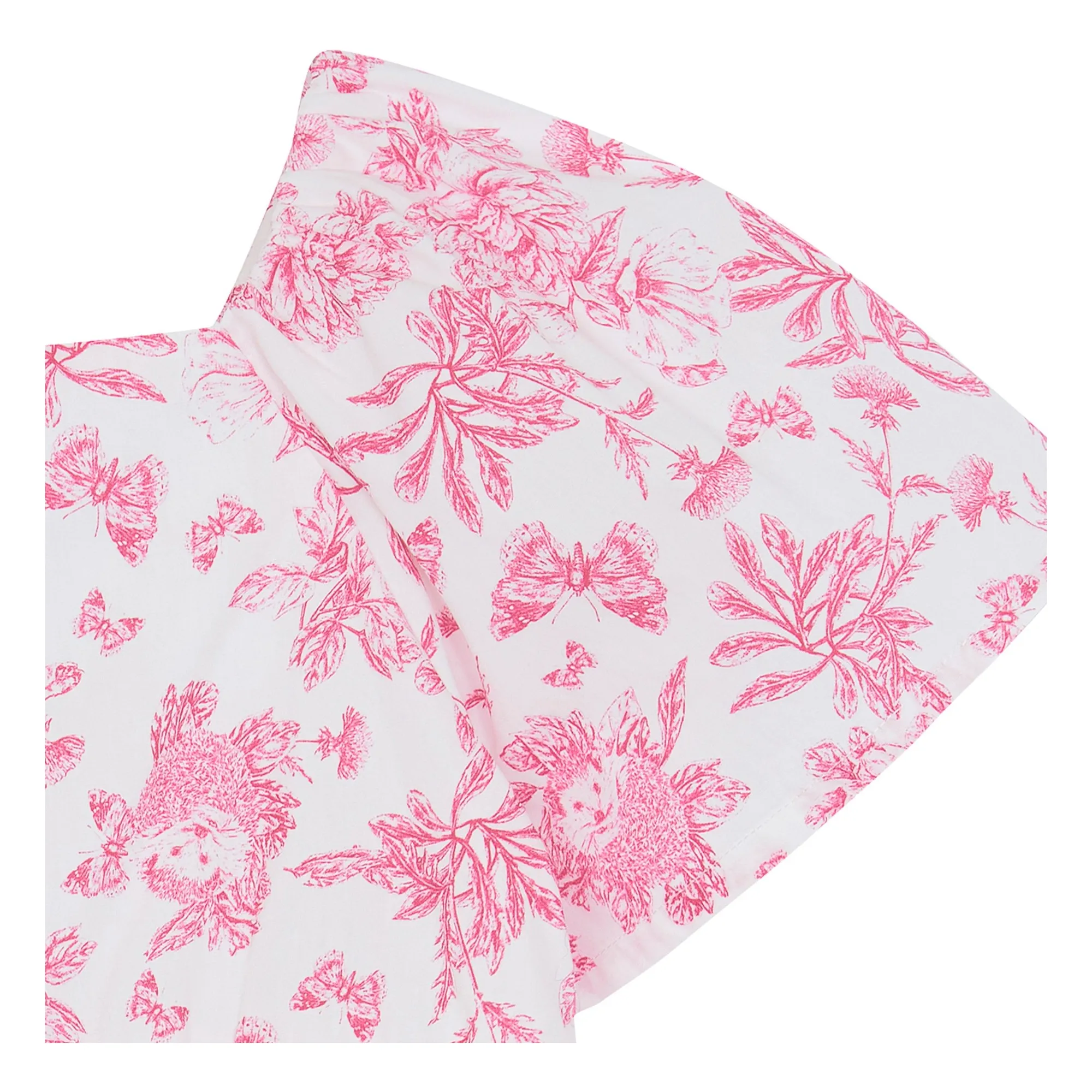 Robe Fleurie - Inspiration Toile de Jouy | Rose- Image produit n°3