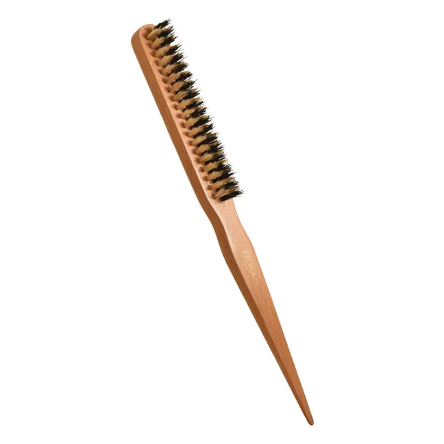 Brosse en poils de sanglier pour plaquage  | Bois clair