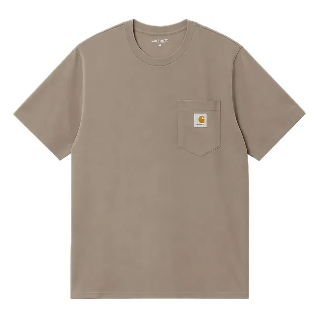 T-shirt S/S Pocket  | Taupe