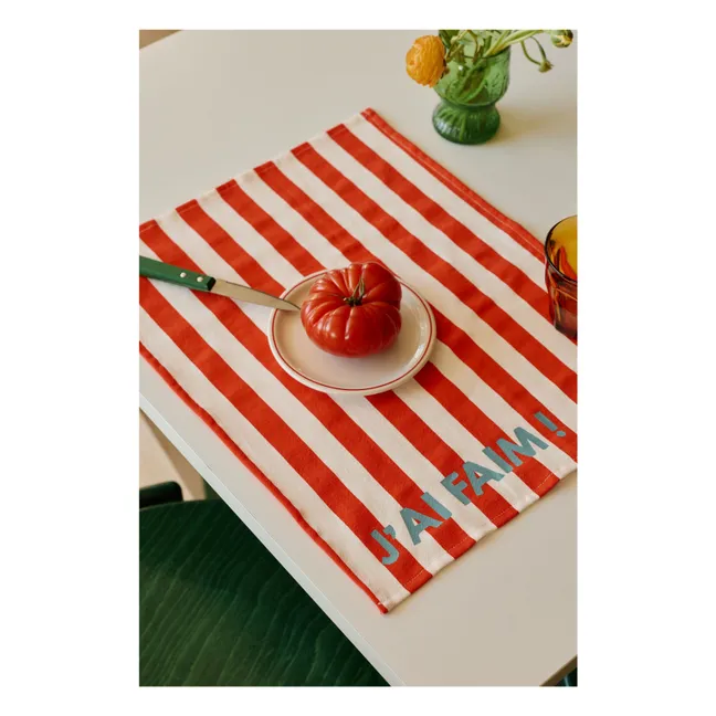 Sets de table Jeannette J'ai Faim - Set de 2 | Grège