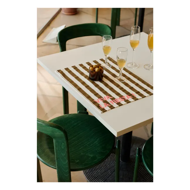 Jeannette Viva La Fiesta manteles individuales - Lote de 2 | Olive