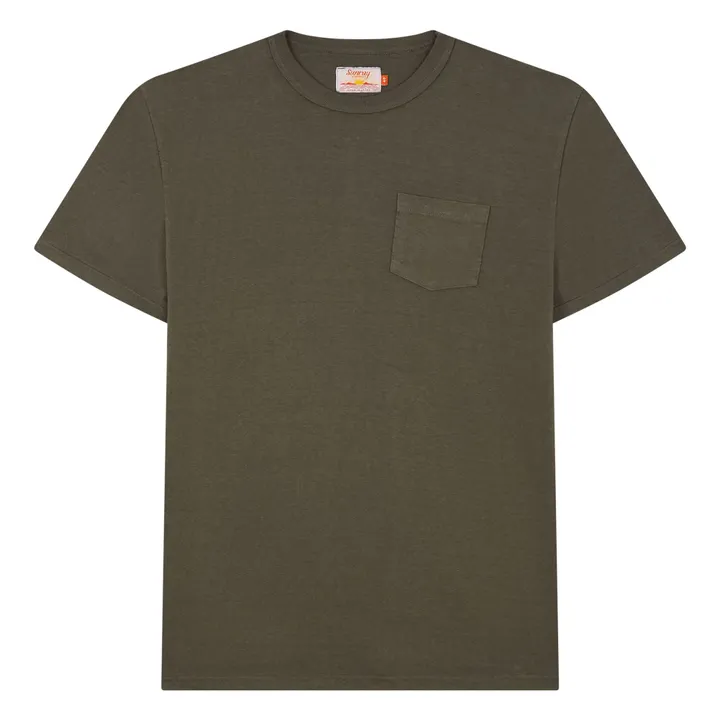 T-shirt Hanalei Homme Coton Recyclé 260g | Vert kaki- Image produit n°0