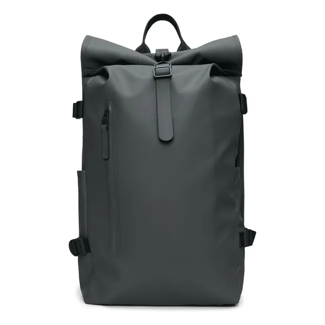 Mochila enrollable grande | Gris Oscuro