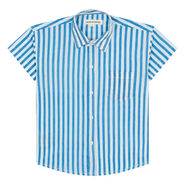 Camisa de rayas | Azul