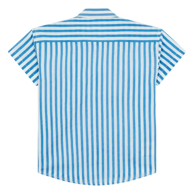Camisa de rayas | Azul