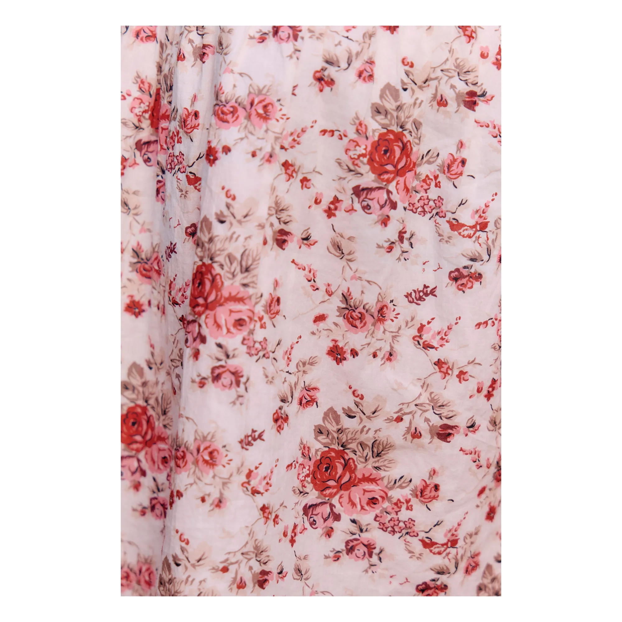 Robe Col Volants Fleurie | Rose- Image produit n°5