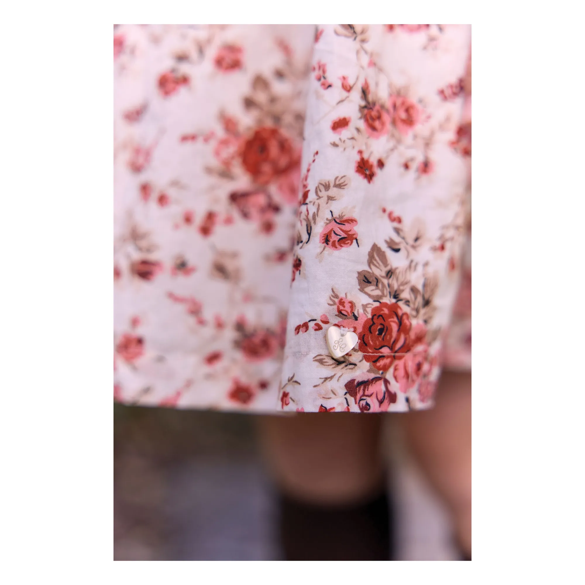 Robe Col Volants Fleurie | Rose- Image produit n°6