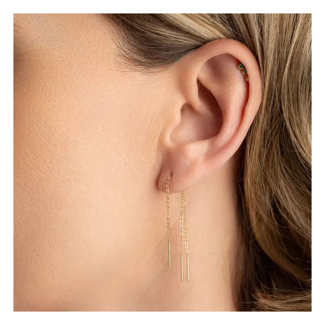 Boucle d'Oreille Peter Small | Doré