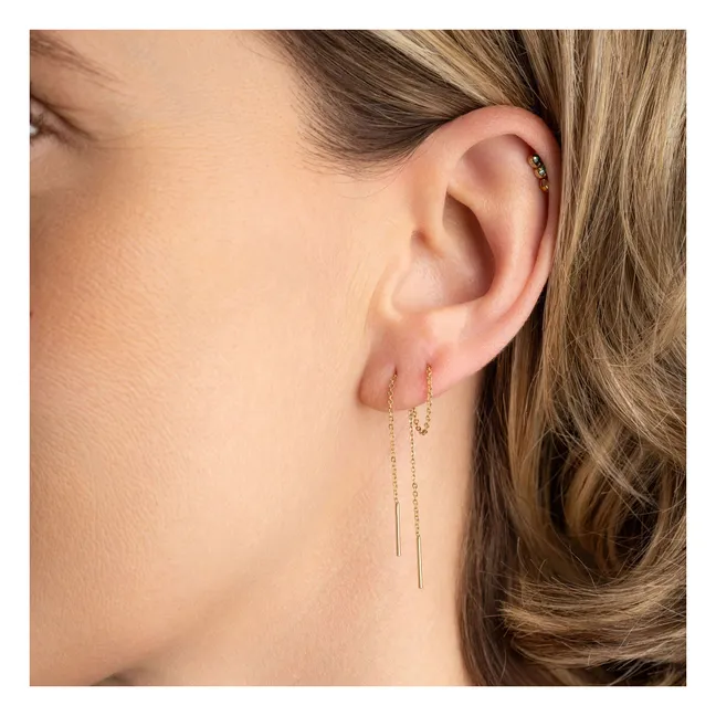 Boucle d'Oreille Peter Small | Doré