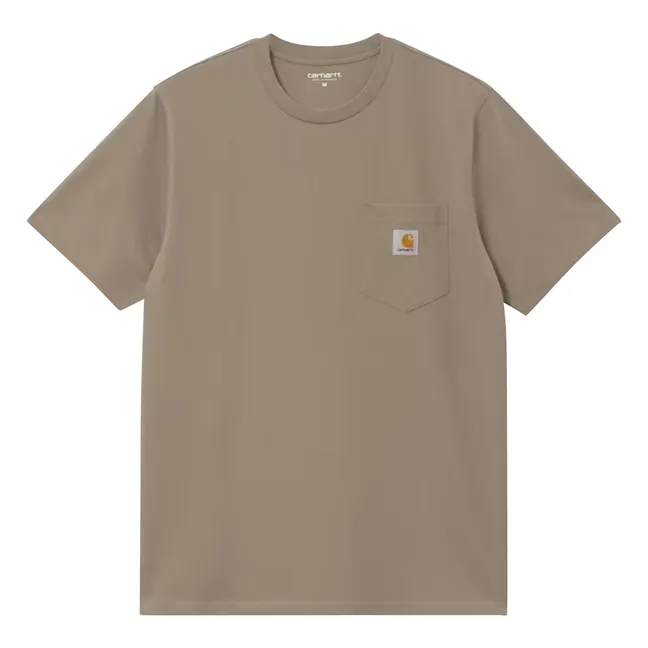 T-shirt S/S Pocket  | Taupe