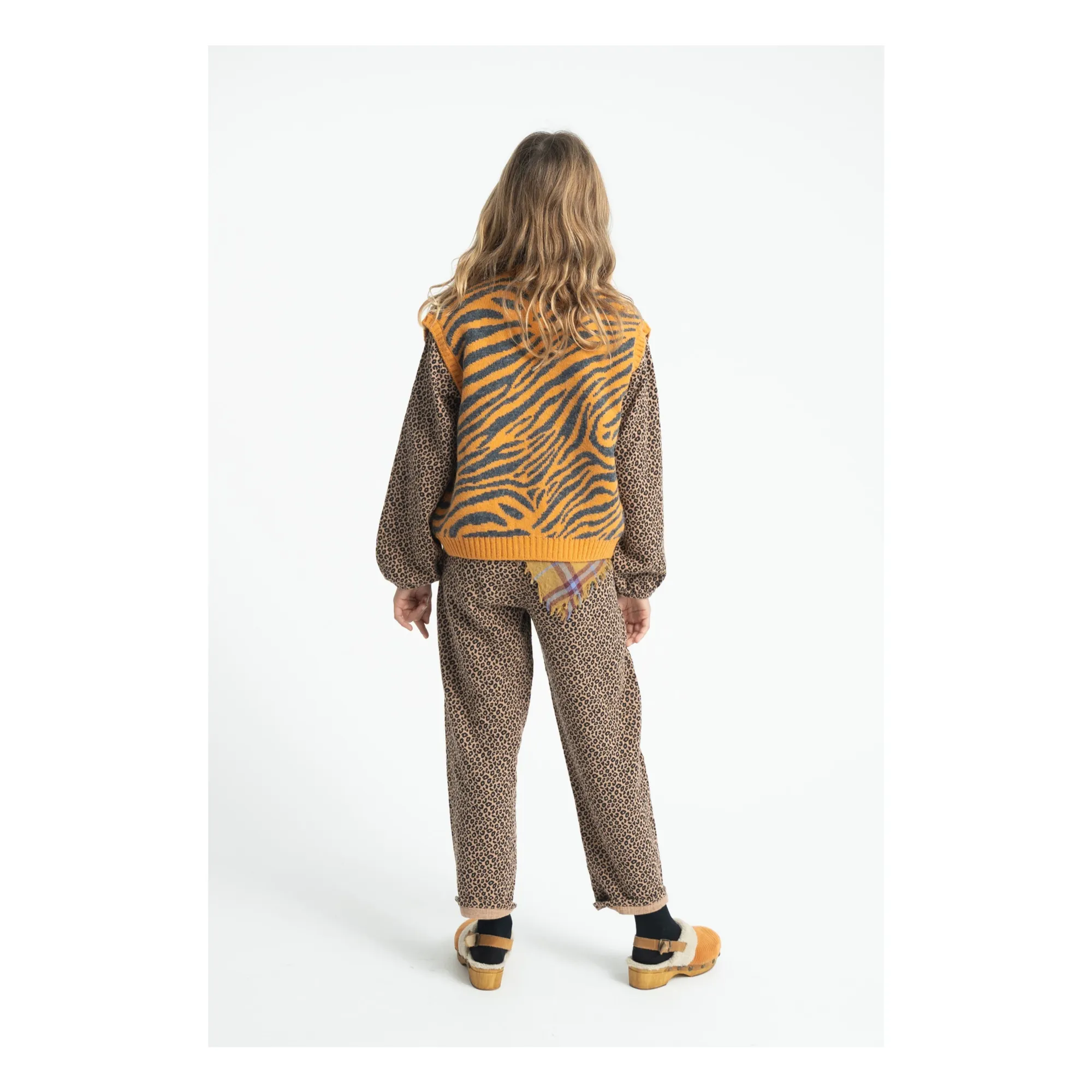 Pantalon Léopard | Brun- Image produit n°5
