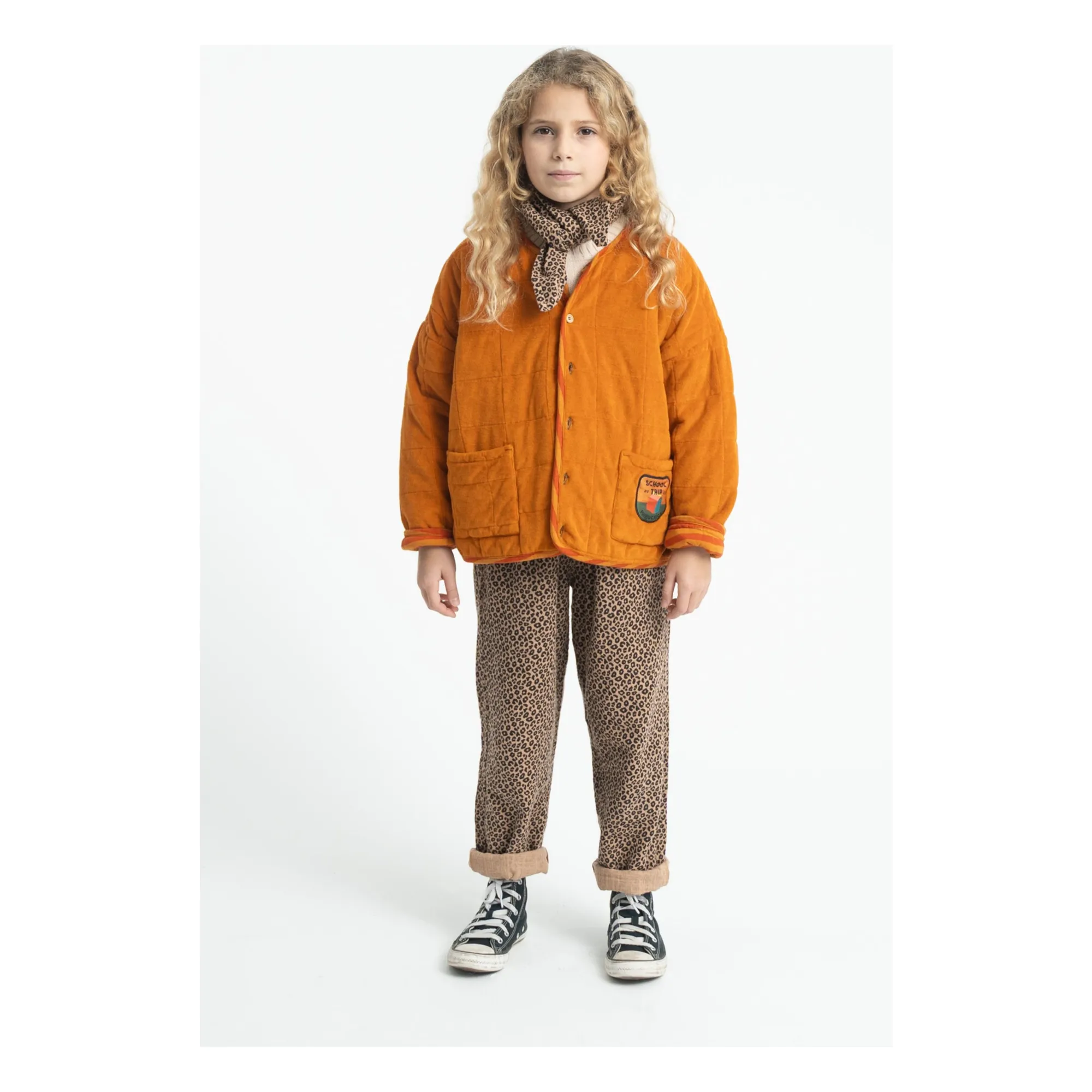 Pantalon Léopard | Brun- Image produit n°1
