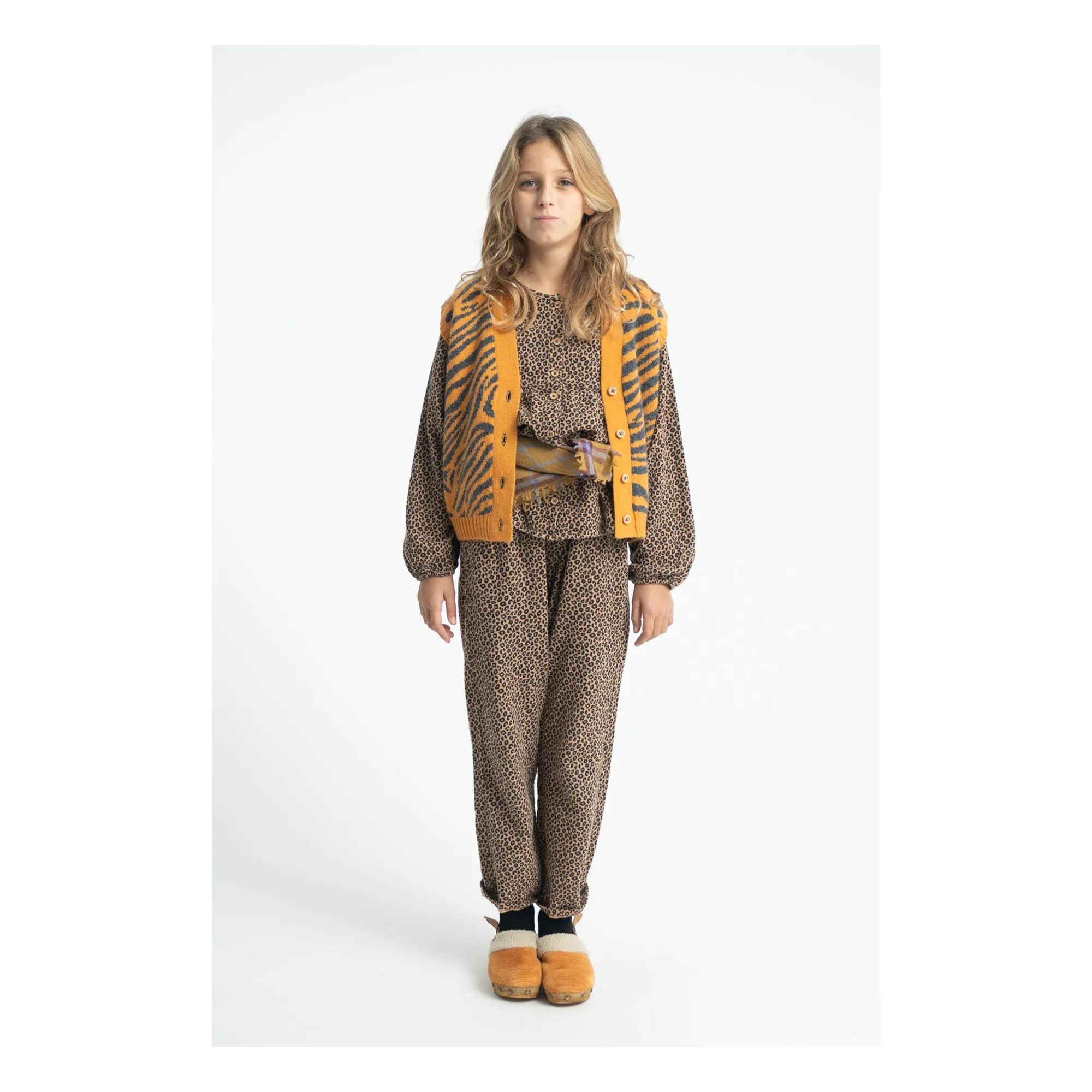 Pantalon Léopard | Brun- Image produit n°4
