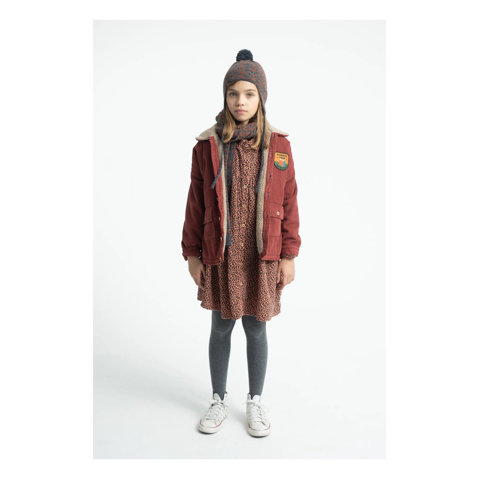 Robe Léopard | Rose- Image produit n°1