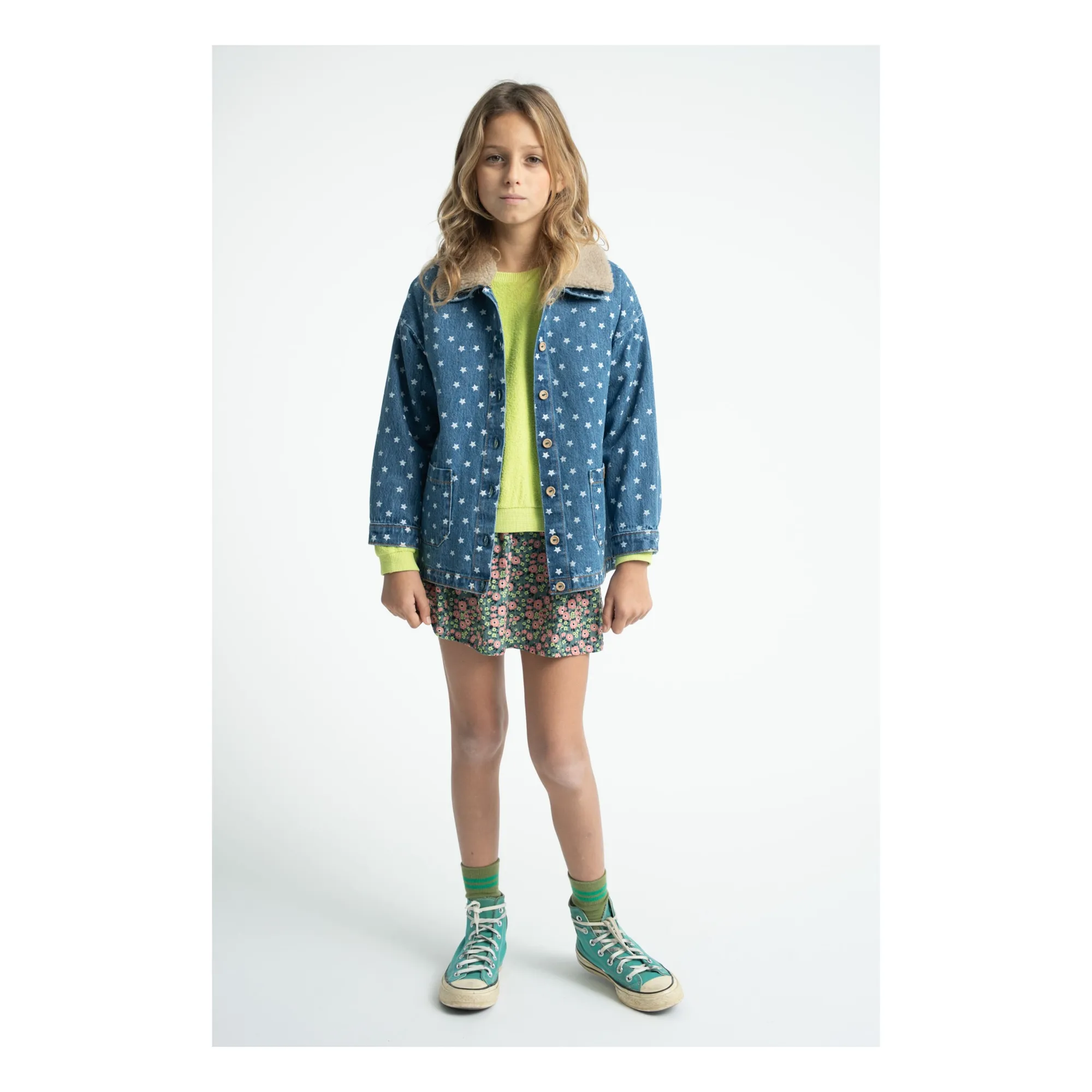 Jupe Fleurie | Vert- Image produit n°4