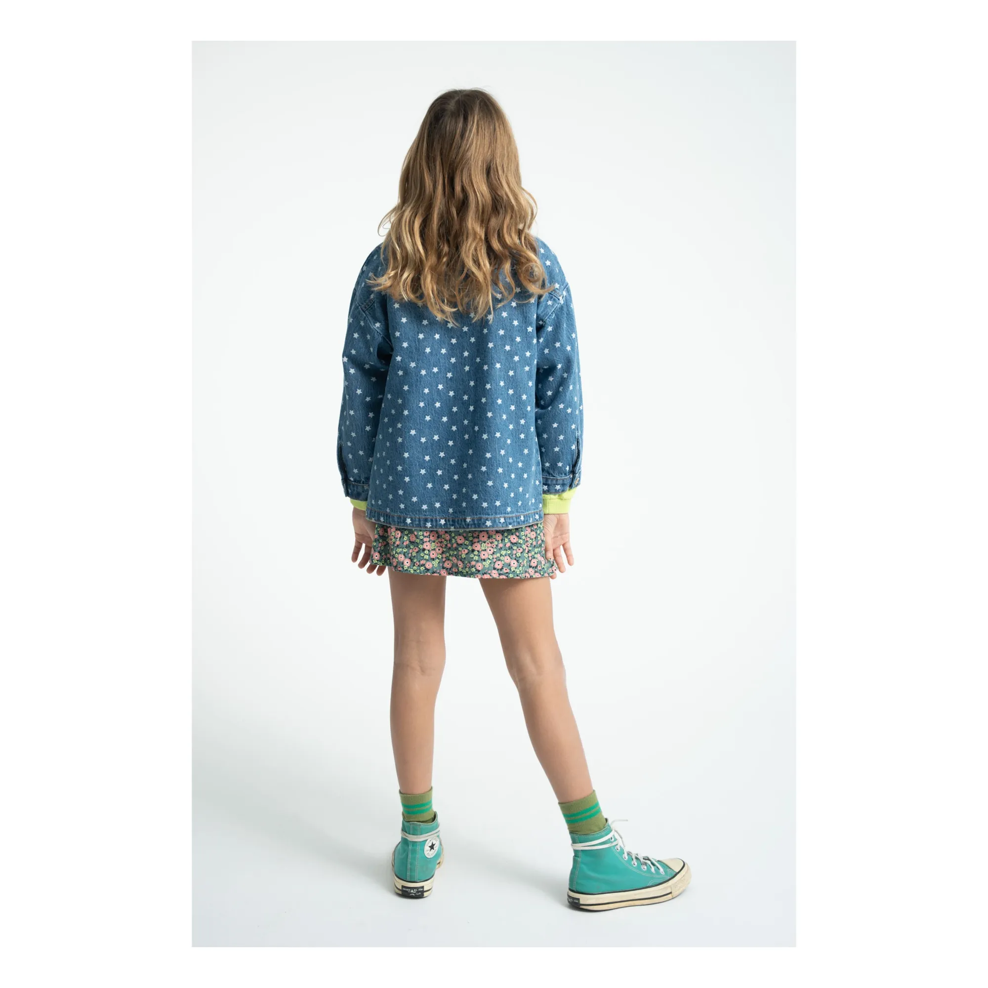 Jupe Fleurie | Vert- Image produit n°5