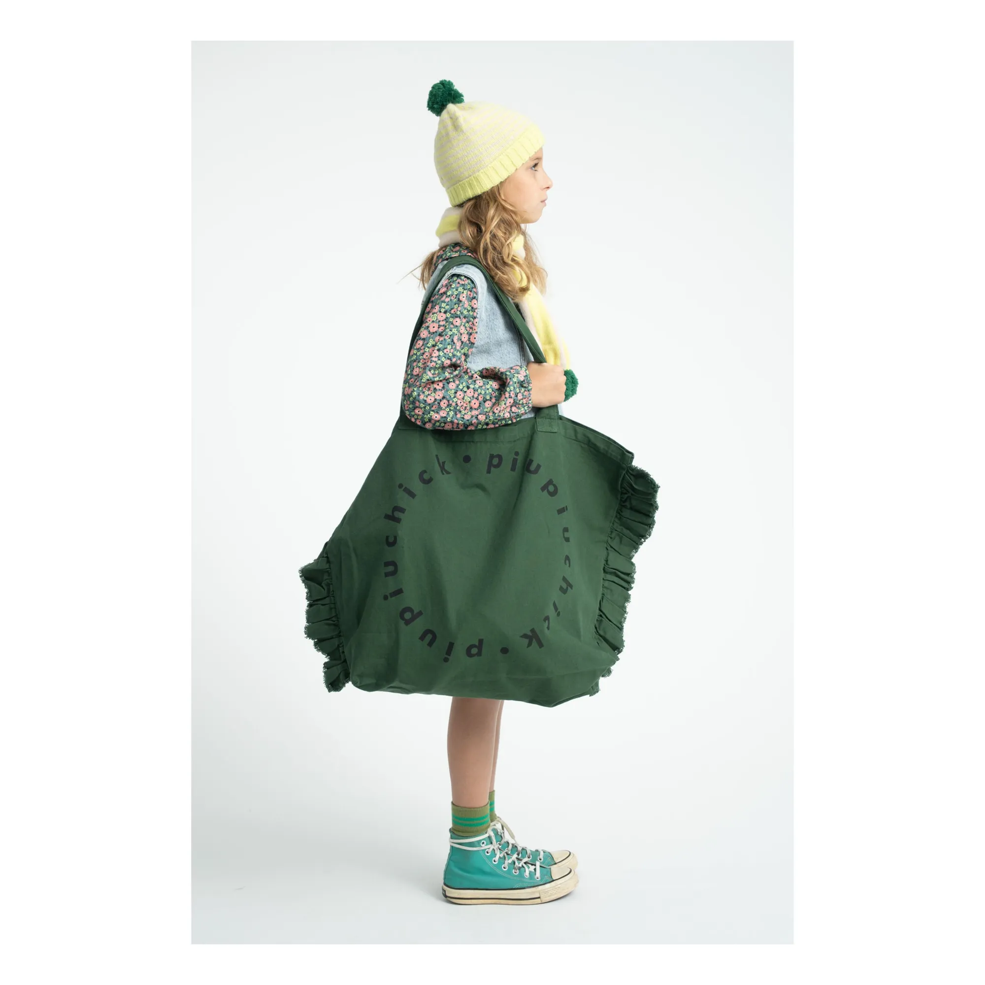 Jupe Fleurie | Vert- Image produit n°6