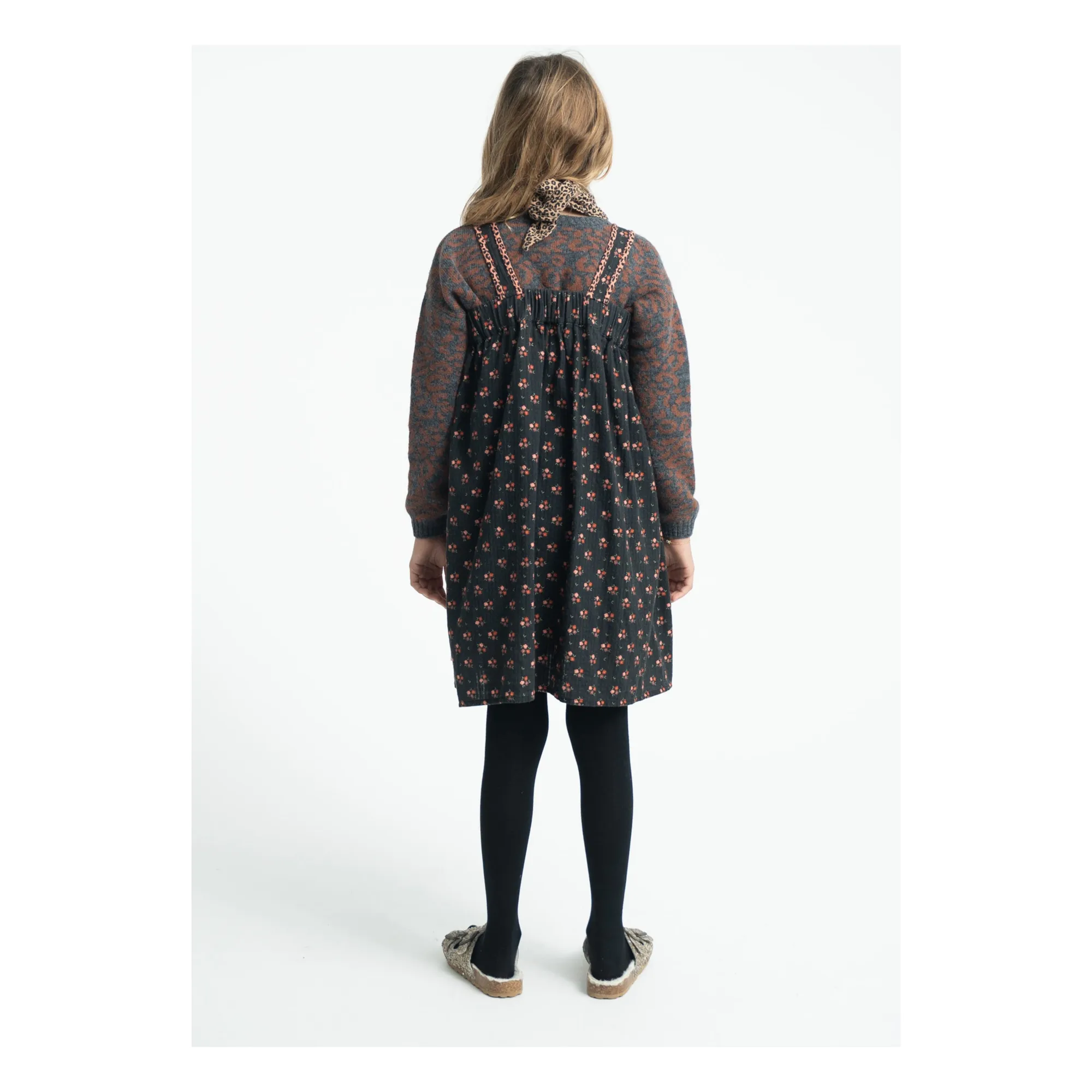 Pull Léopard | Gris anthracite- Image produit n°2