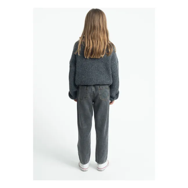 Pull Géométrique | Gris anthracite