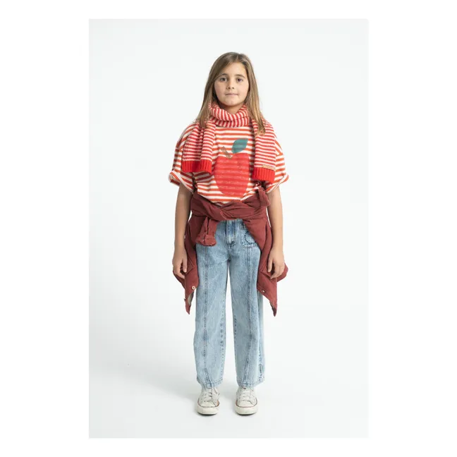 Striped Scarf | Red