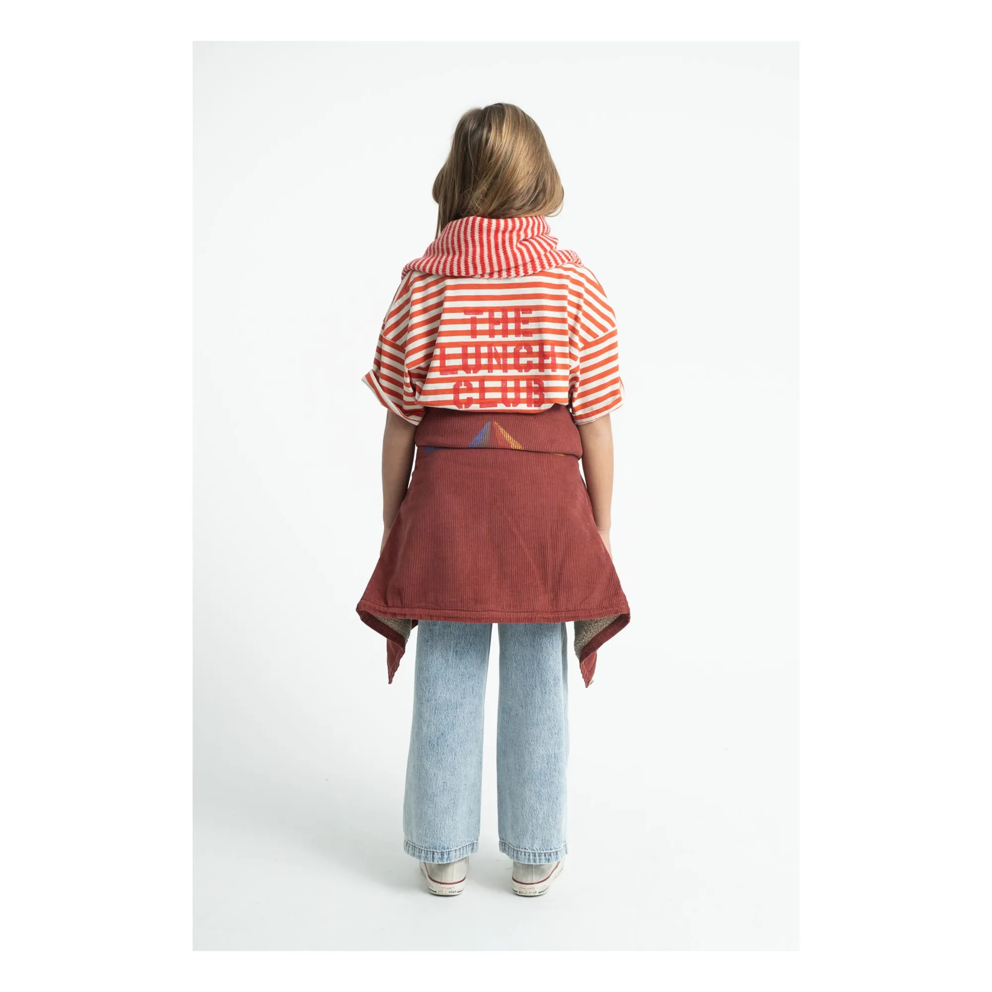 T-shirt Rayé The Lunch Club | Orange- Image produit n°6