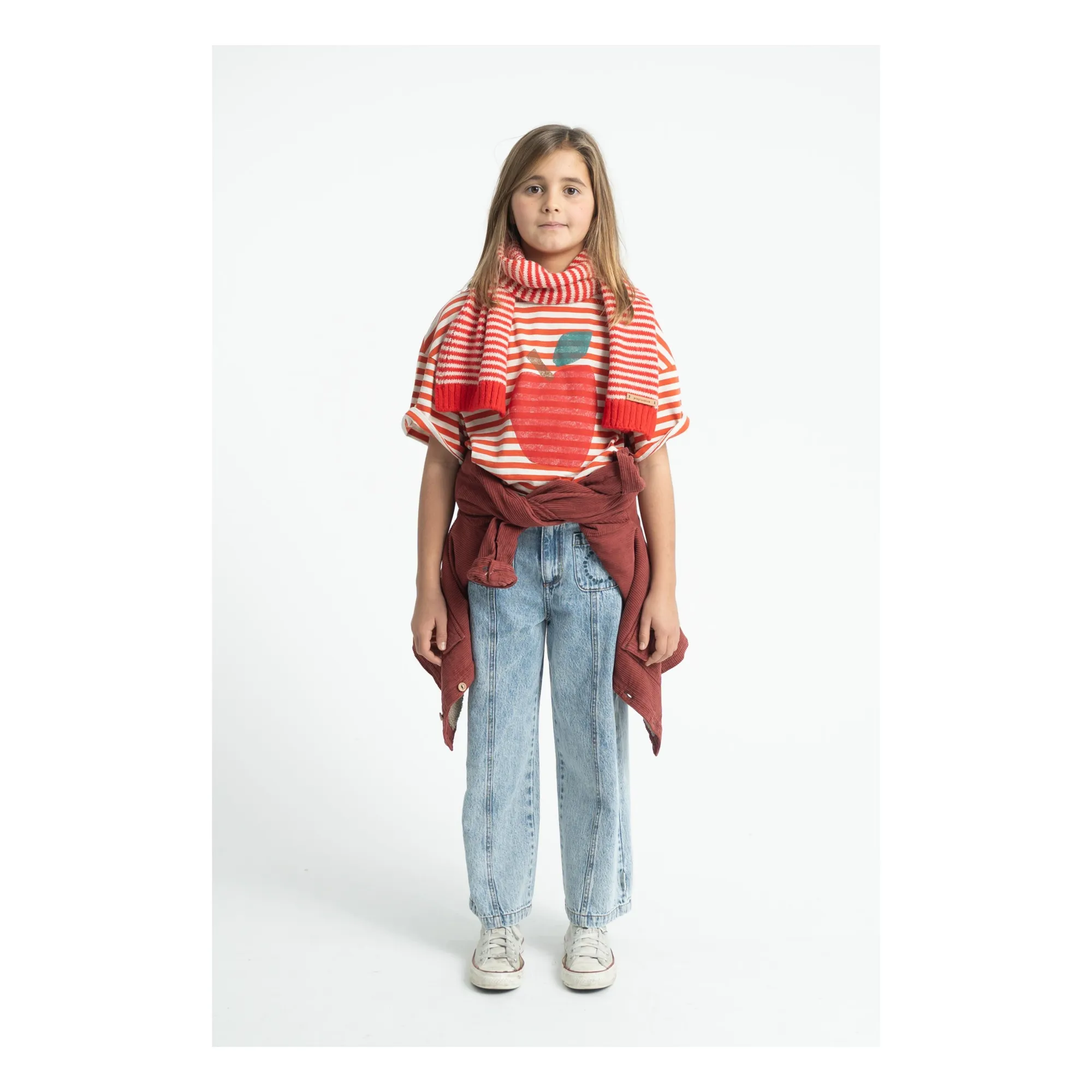 T-shirt Rayé The Lunch Club | Orange- Image produit n°5
