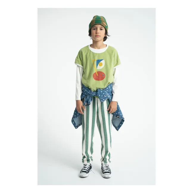 Sombrero a rayas | Verde