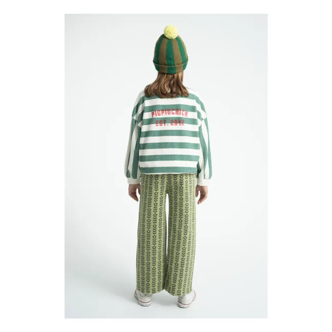 Sombrero a rayas | Verde