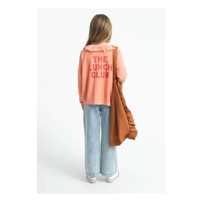 Sweat The Lunch Club Eponge Coton Bio | Corail