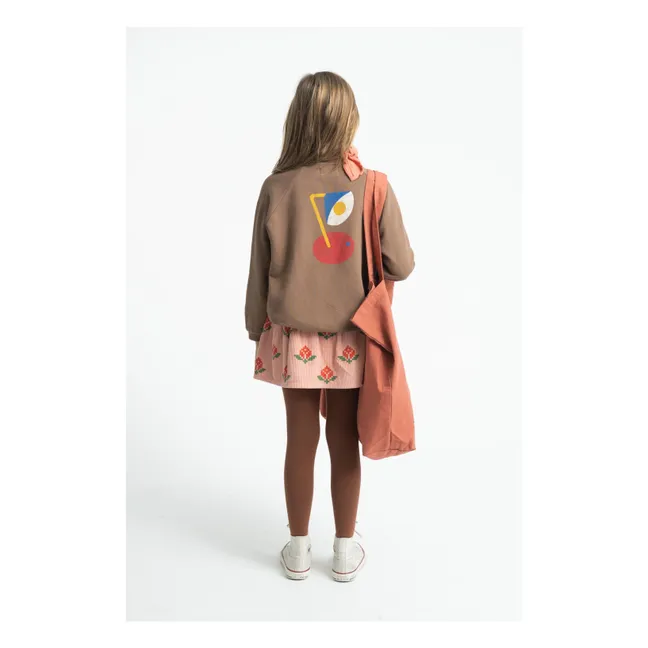 Sweat Captain Coton Bio | Marron