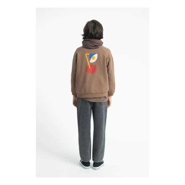 Sweat Captain Coton Bio | Marron