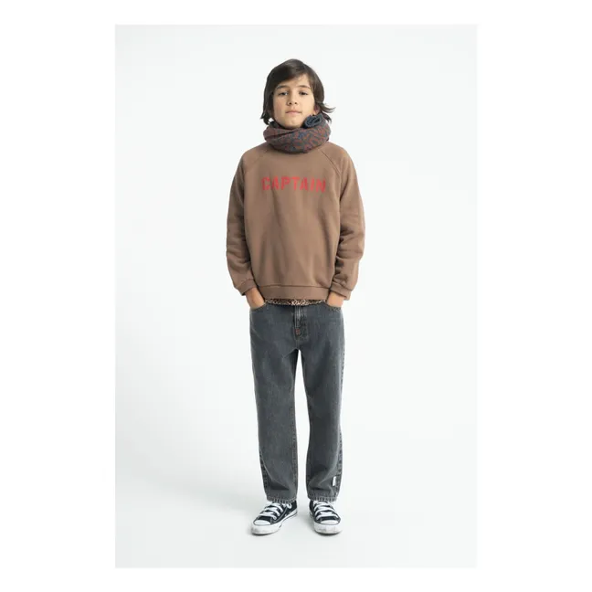 Sweat Captain Coton Bio | Marron