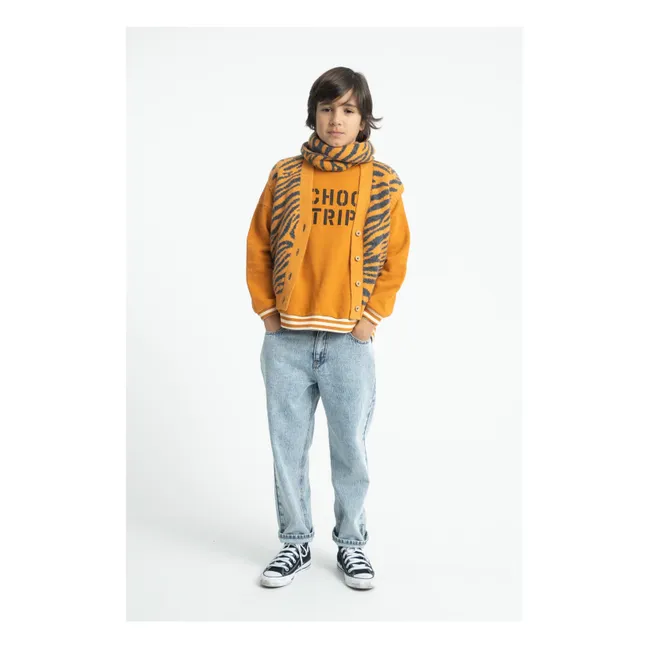 School Trip organic cotton sweatshirt | Camel