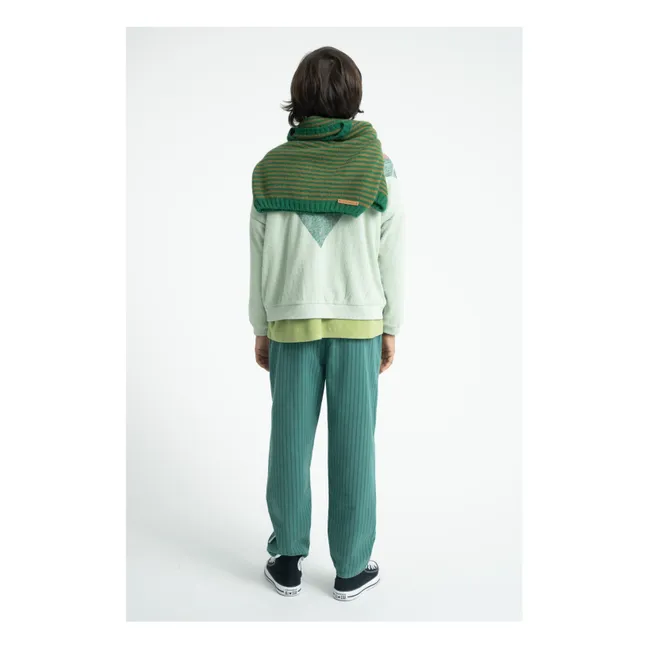 Pantalon Rayé | Vert