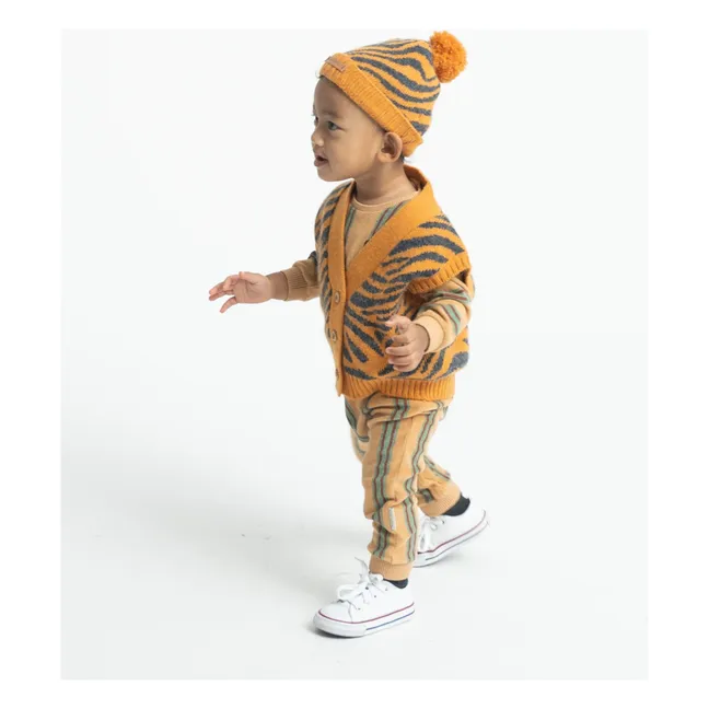 Bonnet Zèbre | Orange