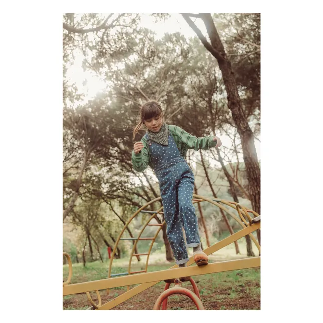 Star Denim Dungarees | Blue