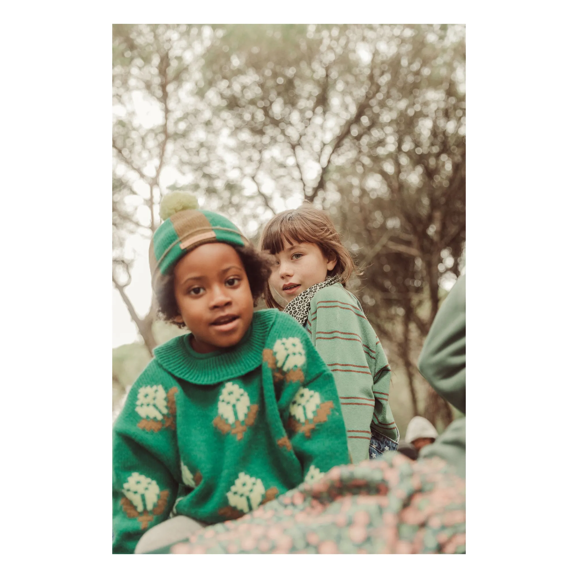 Pull Fleuri | Vert- Image produit n°3