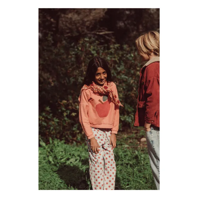 Sweat The Lunch Club Eponge Coton Bio | Corail