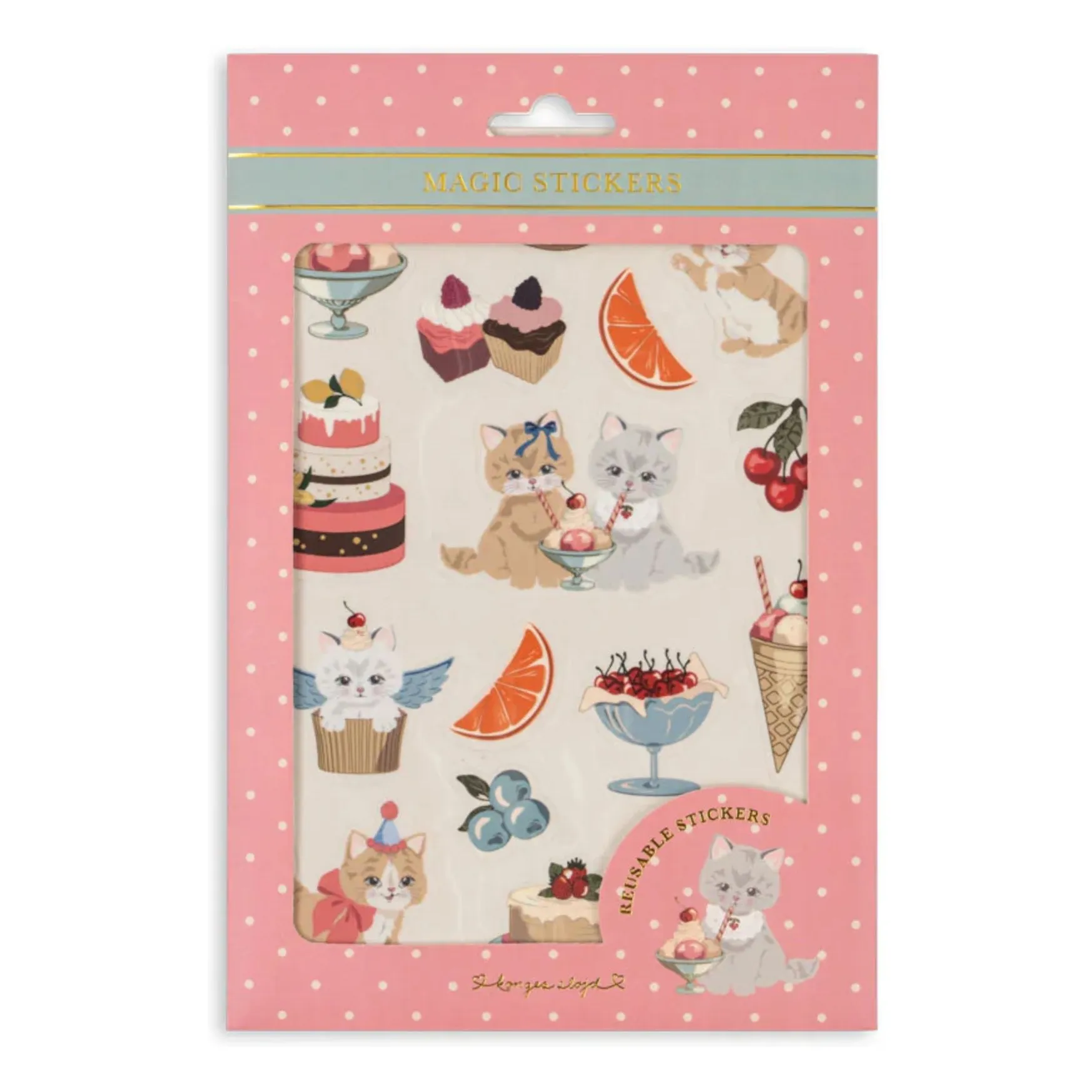 Set d'autocollants Kitty | Rose- Image produit n°0