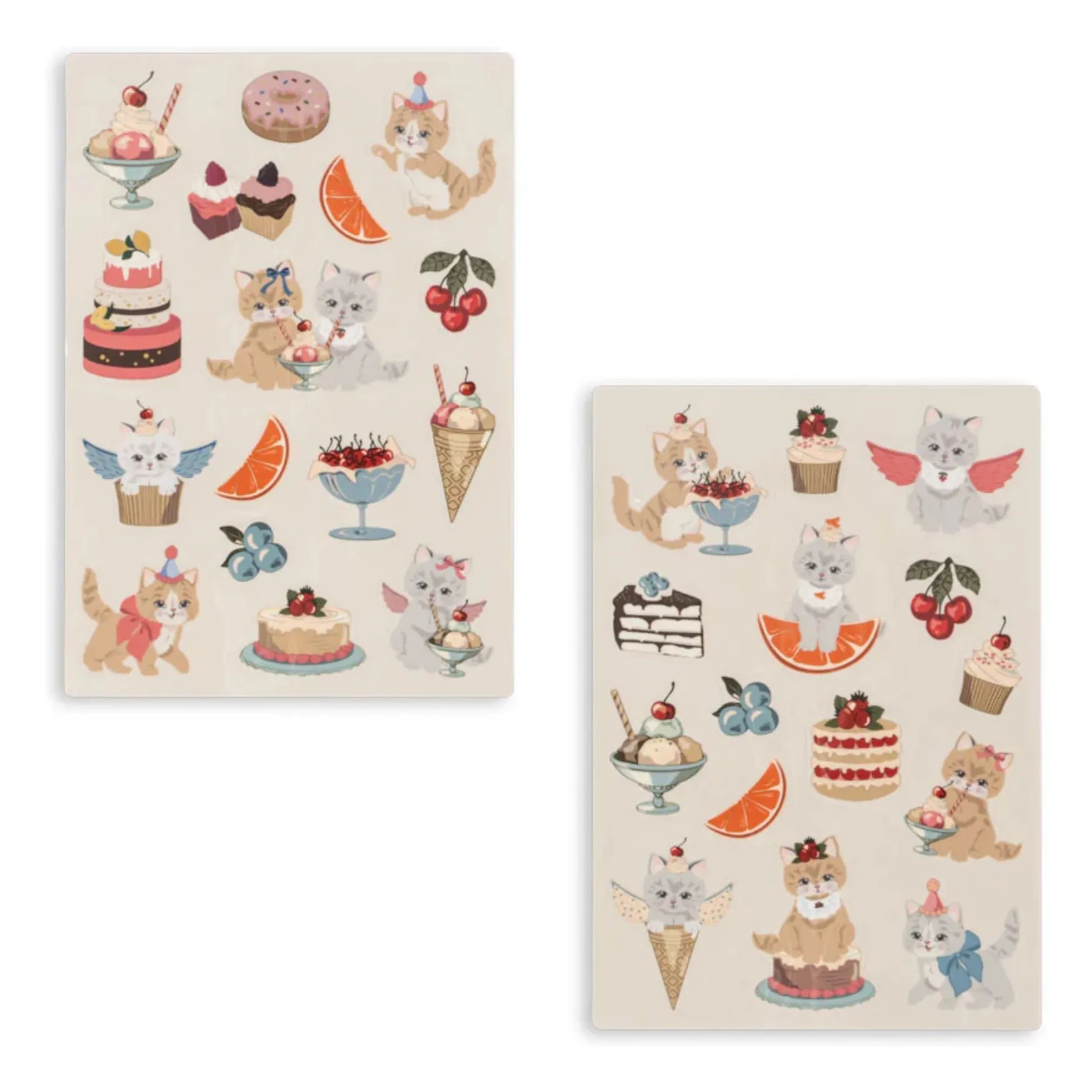 Set d'autocollants Kitty | Rose- Image produit n°1