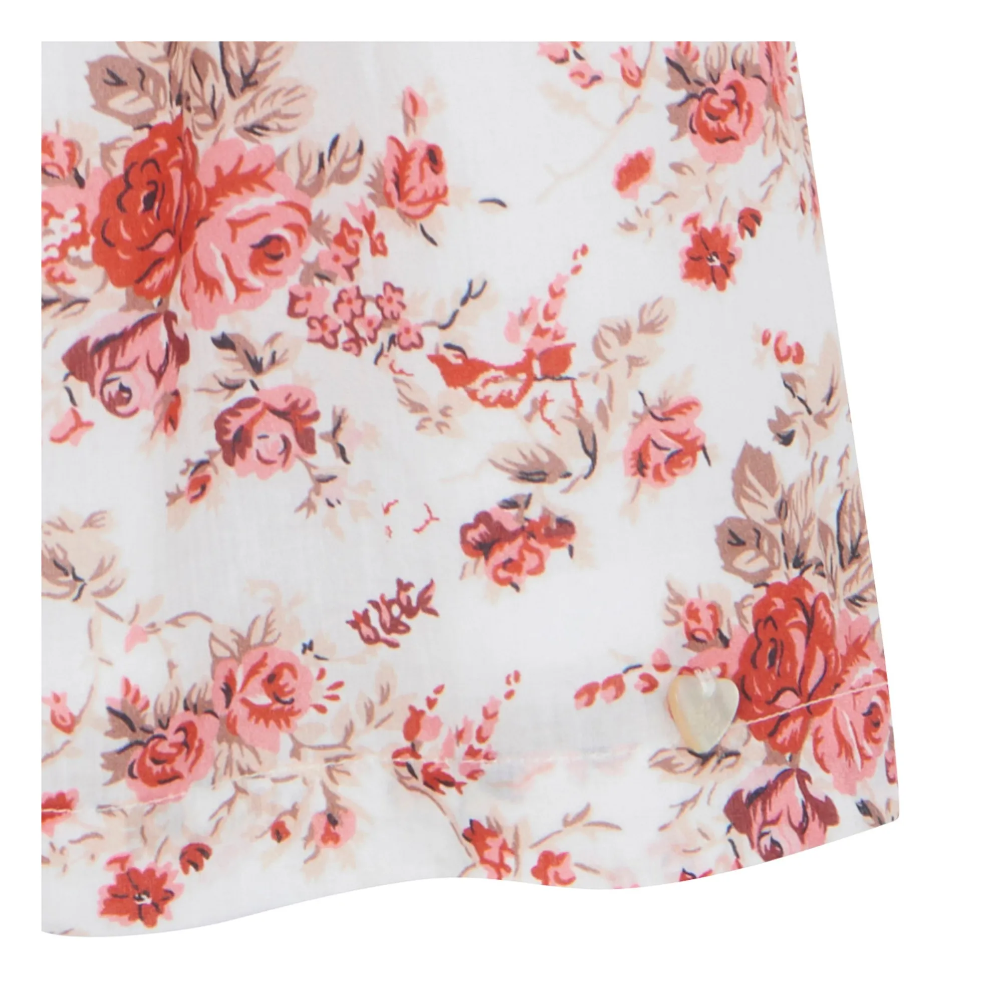 Robe Col Volants Fleurie | Rose- Image produit n°3