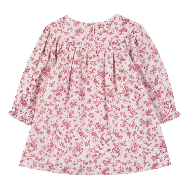 Robe Fleurie | Ecru
