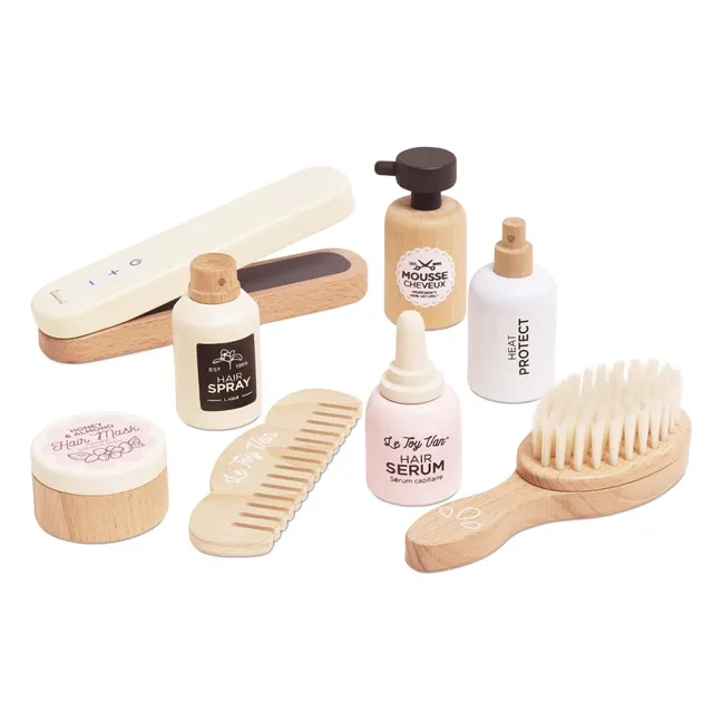 Hair Care and Hair Straightener Set | Bois clair